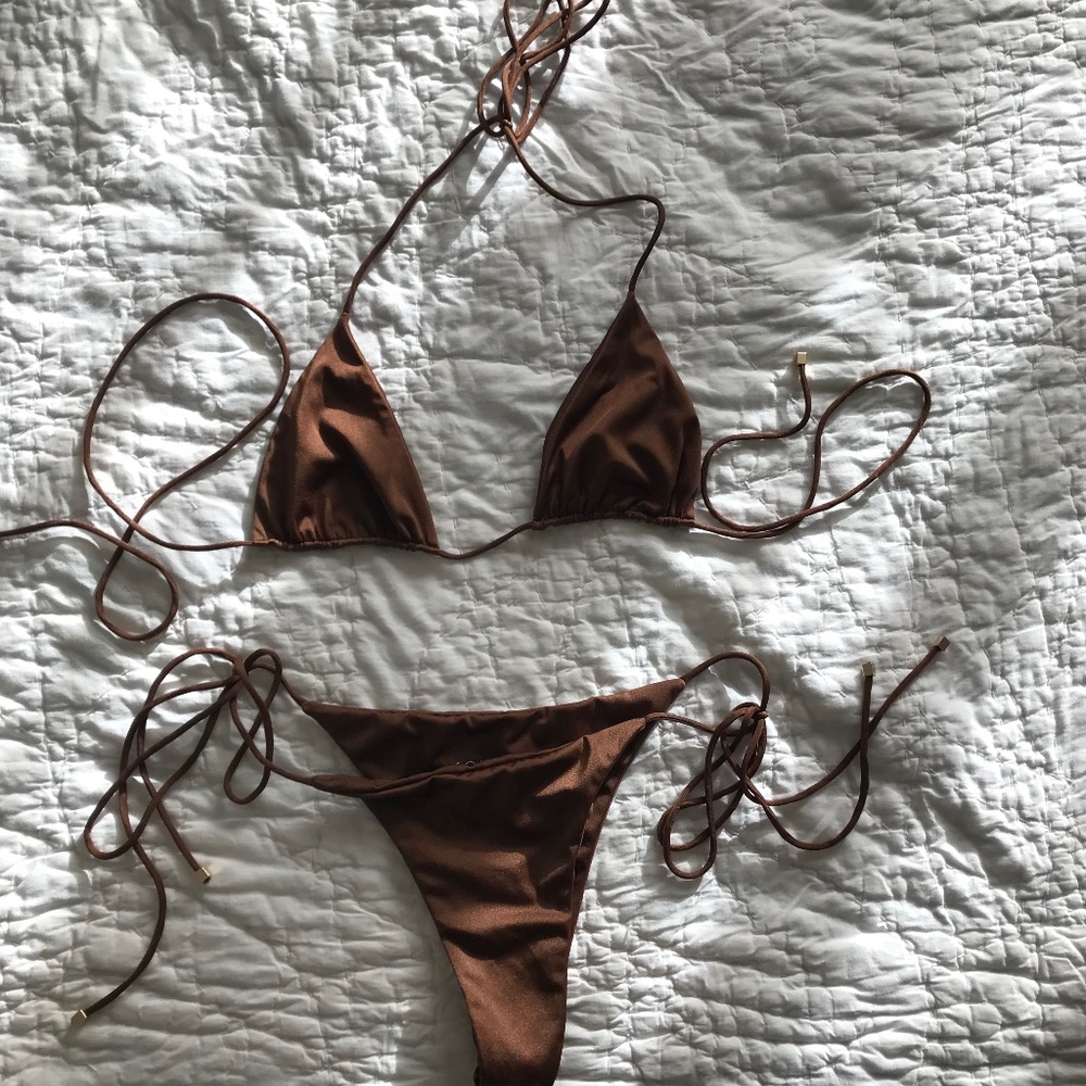 SOMMER SWIM bikini kaia top & milla bottom - rum - M